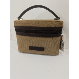 Sac en synthétique naturel et toile beige "Arthur et Aston"