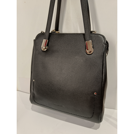 Sac a dos en cuir noir"Francinel"