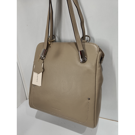 Sac a dos en cuir rouge "Francinel"