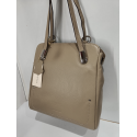 Sac a dos en cuir taupe "Francinel"