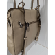 Sac a dos en cuir rouge "Francinel"