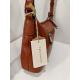 Sac porté travers en cuir camel"Francinel "