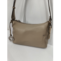Sac porté travers en cuir taupe "Francinel "