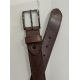 Ceinture en cuir marron "J.L.Foures"