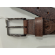Ceinture en cuir marron "J.L.Foures"