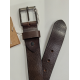 Ceinture en cuir marron"J.L.Foures"