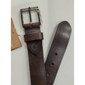Ceinture en cuir marron"J.L.Foures"