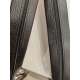 Ceinture cache billet en cuir noir "Manna"