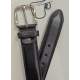 Ceinture en cuir noir"Manna"