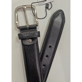Ceinture en cuir noir"Manna"