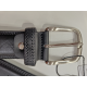 Ceinture en cuir noir"Manna"