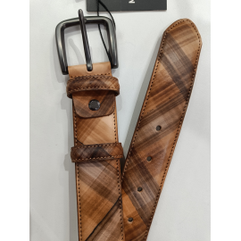 Ceinture en cuir noir"Manna"