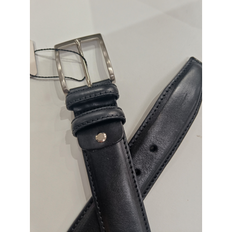 Ceinture en cuir noir"Manna"