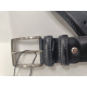 Ceinture en cuir noir"Manna"
