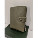 Portefeuille en cuir kaki "Francinel"