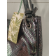 Sac porté épaule en synthétique gris métallisé  (Mia et Joy)