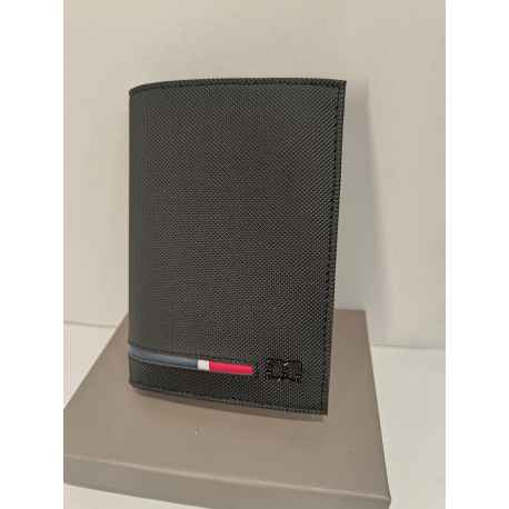 Portefeuille en cuir et  synthetique noir"David William"