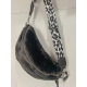 Sac banane noir en synthétique fourrure  "Mia Joy"