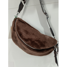 Grande banane noir en synthétique fourrure  "Mia Joy"