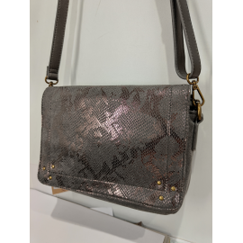 Sac porté épaule en synthétique kaki (Mia et Joy)