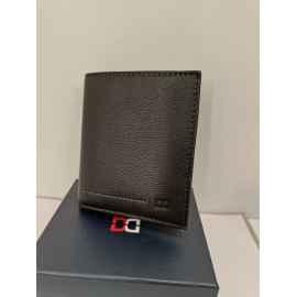  Portefeuille en cuir noir "David William""