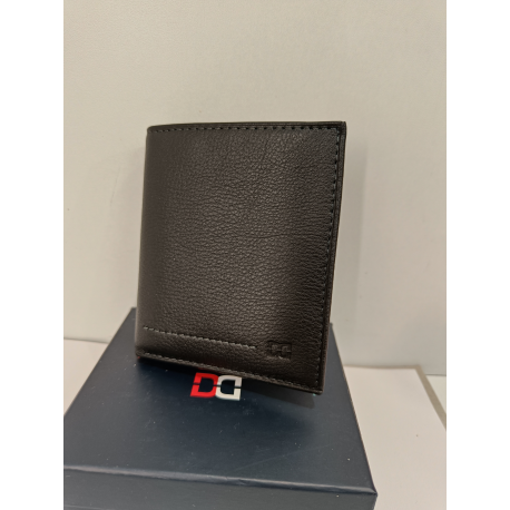  Portefeuille en cuir noir "David William""