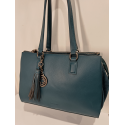 Sac porté épaule en synthétique bleu -Francinel-