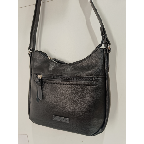 Sac porté épaule en synthétique noir  -Francinel-