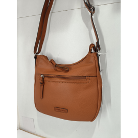 Sac porté travers en synthétique noir  -Francinel-