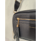 Sac porté travers en synthétique noir  -Francinel-