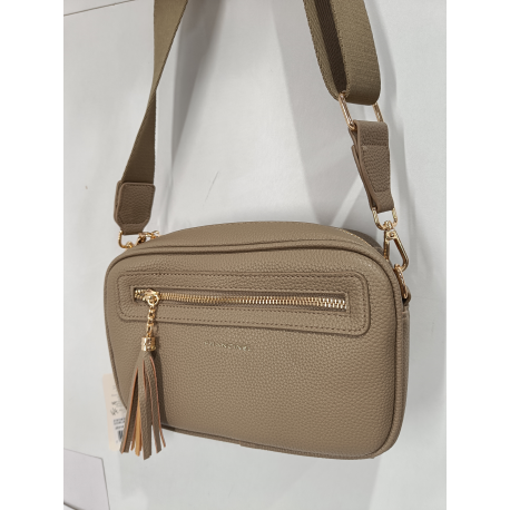 Sac porté travers en synthétique orange -Francinel-