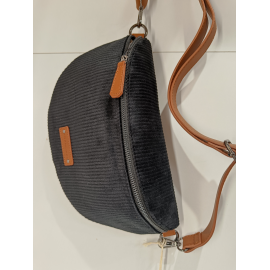 Grande banane noir en synthétique fourrure  "Mia Joy"