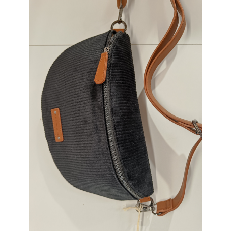 Grande banane noir en synthétique fourrure  "Mia Joy"