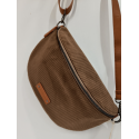Sac banane en synthétique marron -Francinel-
