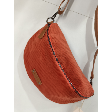 Sac banane en synthétique marron -Francinel-