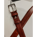 Ceinture en cuir camel"Manna"