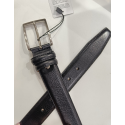 Ceinture en cuir noir"Manna"