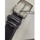 Ceinture en cuir noir"Manna"