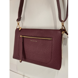 Sac en synthétique gris métallisé -Francinel-