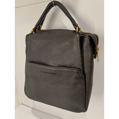 Sac a dos en cuir de vachette noir "Arthur et Aston"