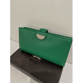 Compagnon en cuir vert"Francinel"