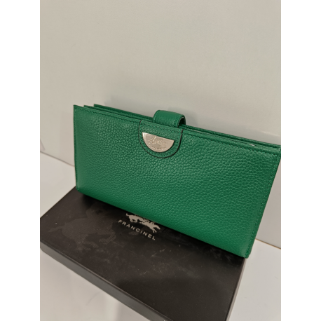 Compagnon en cuir vert"Francinel"