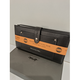 Compagnon en cuir beige -Francinel-