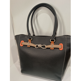 Sac en synthétique noir -Francinel-