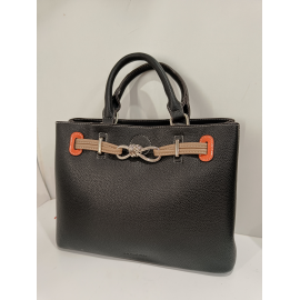 Grand sac en synthétique noir -Francinel-