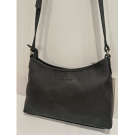 Sac porté travers en cuir rouge "Arthur et Aston"