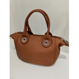 Petit sac porté travers en cuir noir "Arthur et Aston"