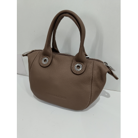 Petit sac porté travers en cuir camel"Arthur et Aston"