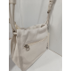 Sac porté travers en cuir beige "Arthur et Aston"