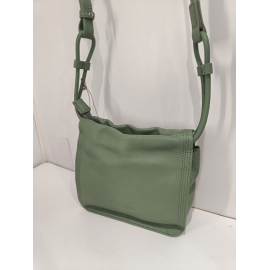 Sac porté travers en cuir nacre "Arthur et Aston"